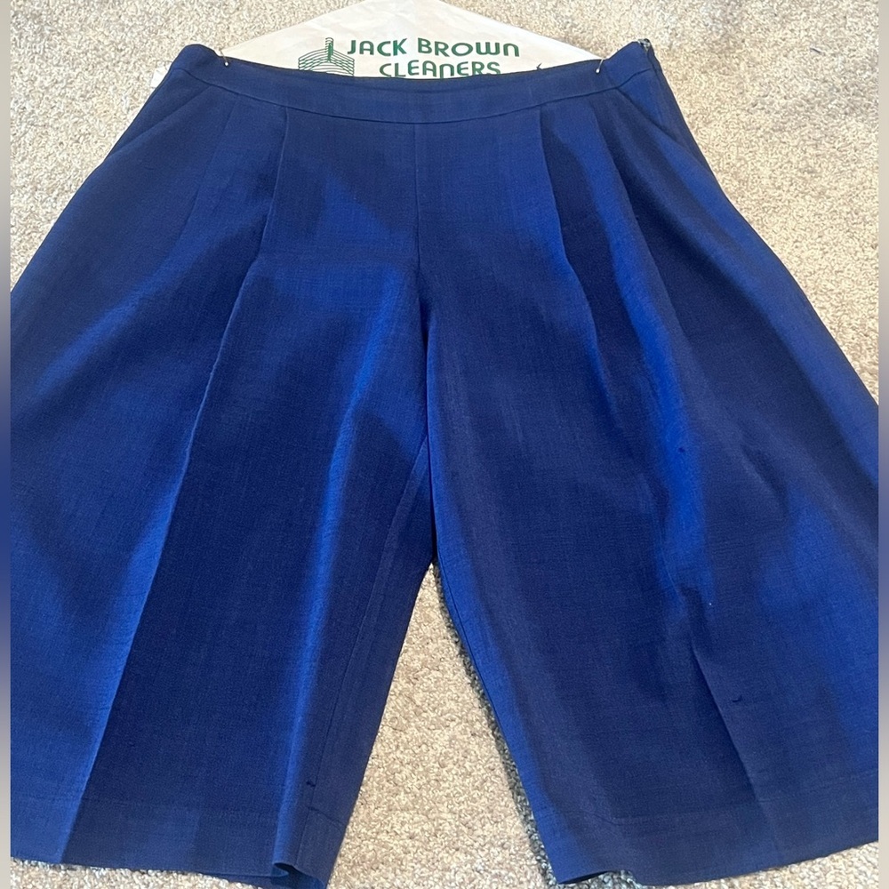 Anthropologie by Seen Worn Kept,  Wide-Legs Women's Blue Culottes Sz: Medium